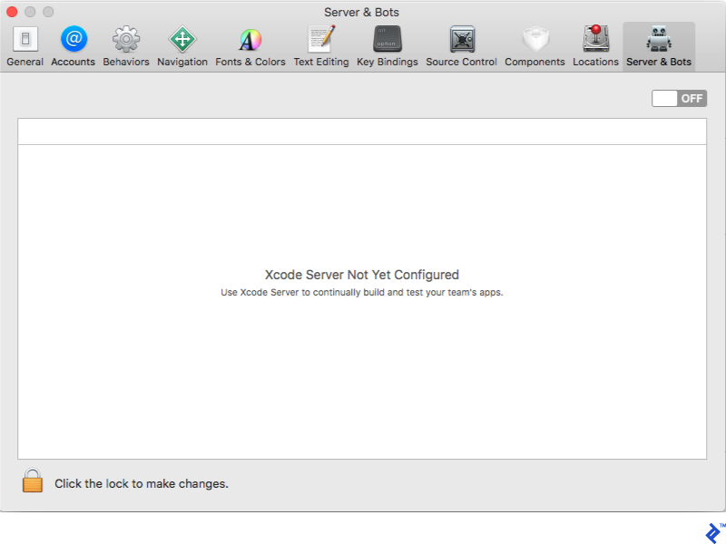 持续集成工具:服务器截图 & Bots tab