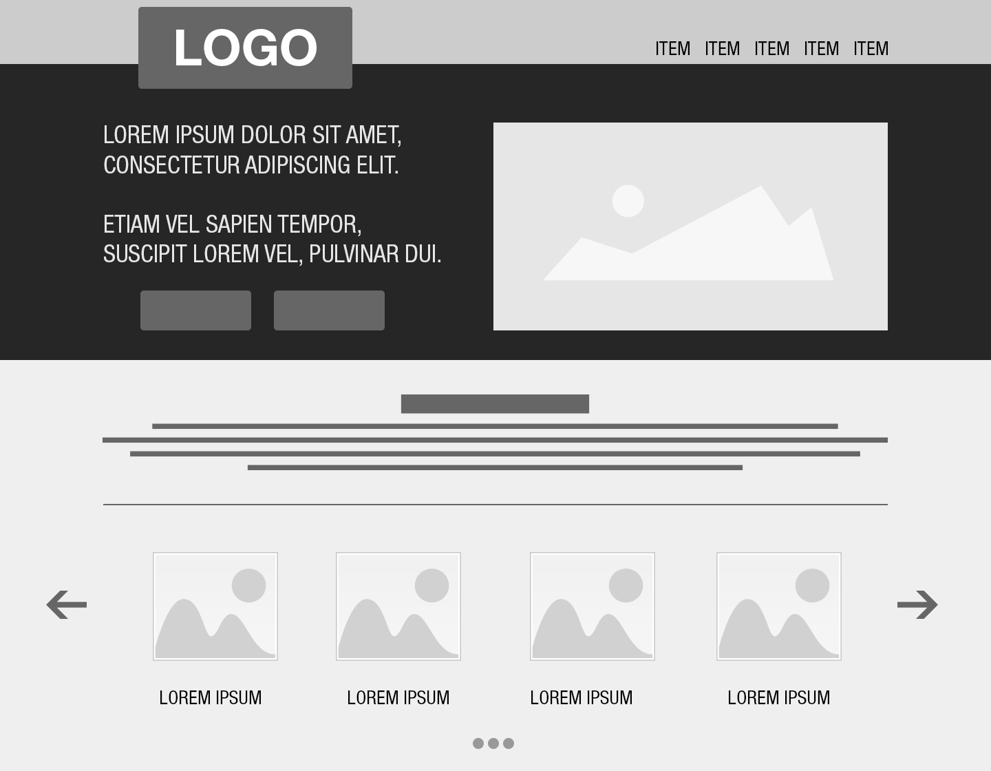 一旦你有了客户认可的线框图, 前端设计和工程过程的下一步是图形.