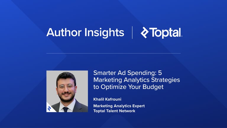 Image of Smarter Ad Spending: 5 Marketing Analytics Strategies to Optimize Your Budget publication