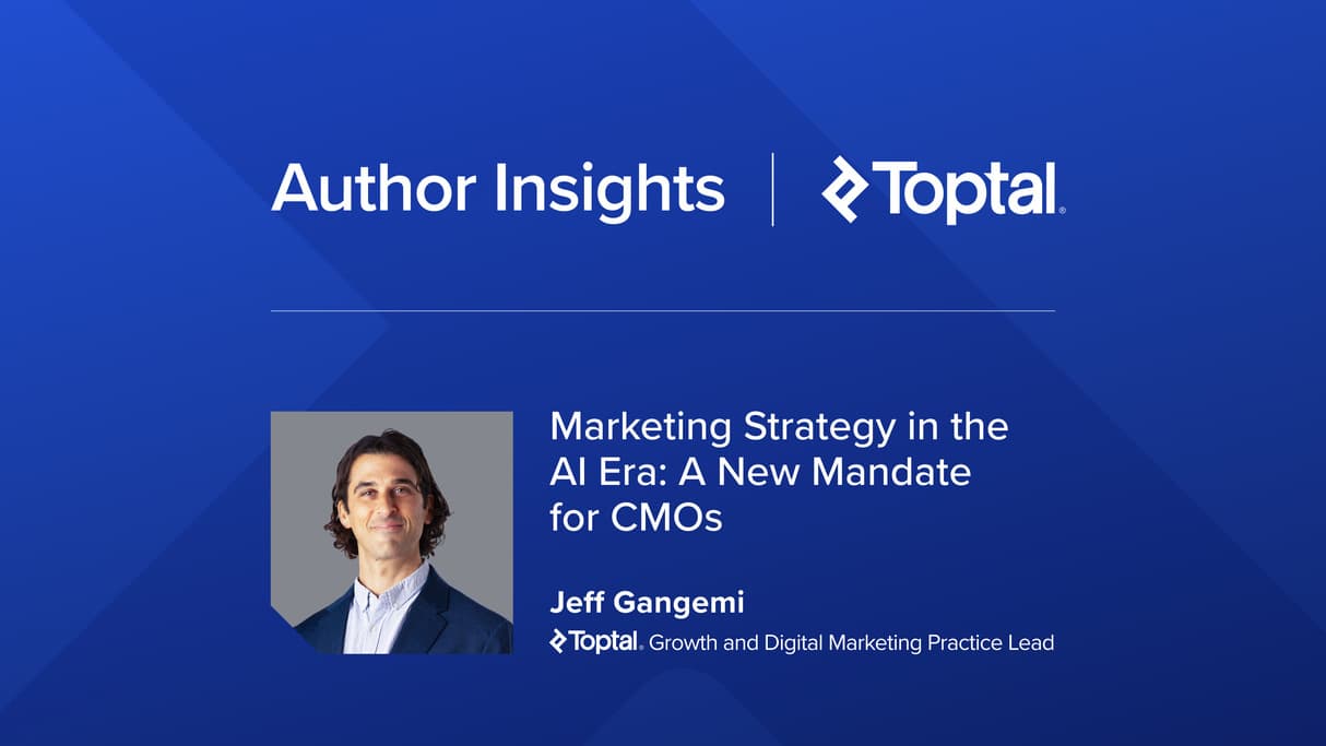 Marketing Strategy in the AI Era: A New Mandate for CMOs