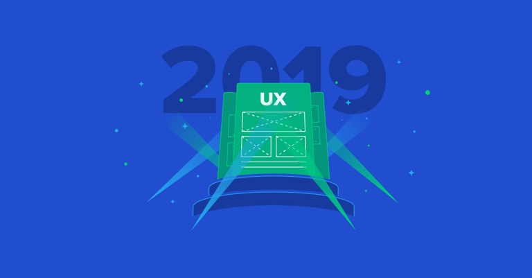 Image of UX Design Trends Retrospective 2019 publication