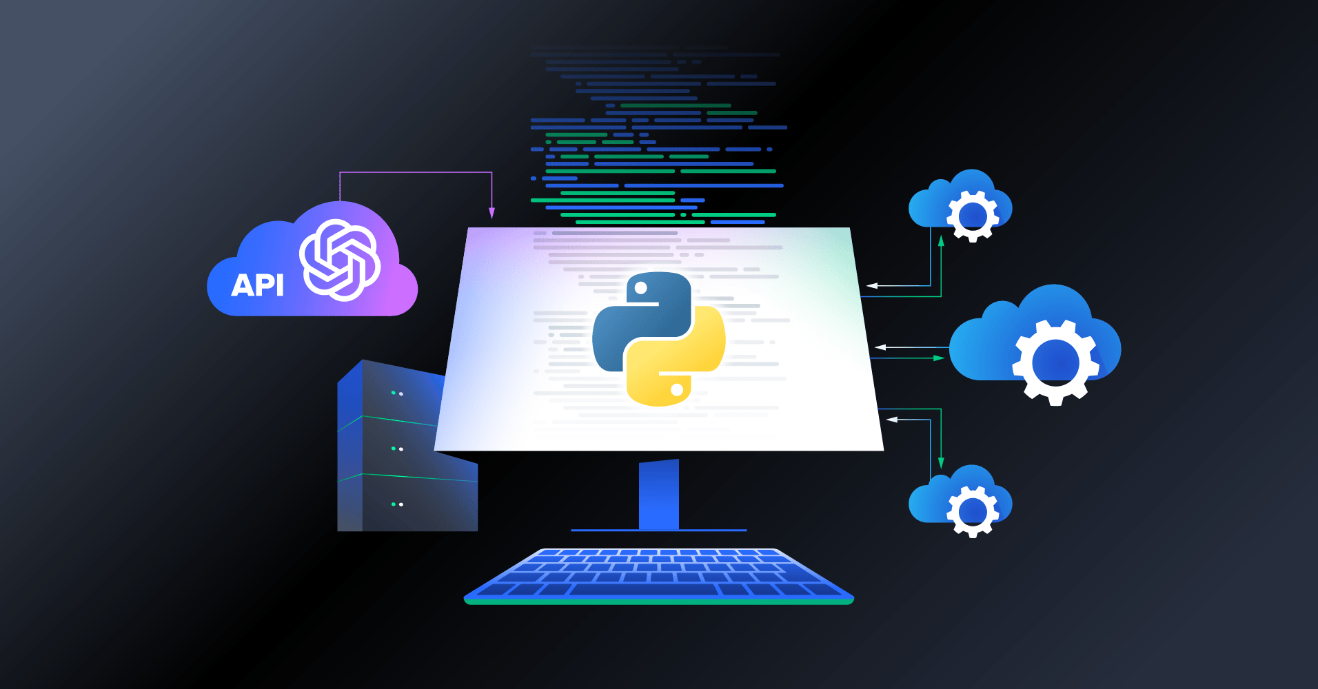 Using an LLM API As an Intelligent Virtual Assistant for Python Development
