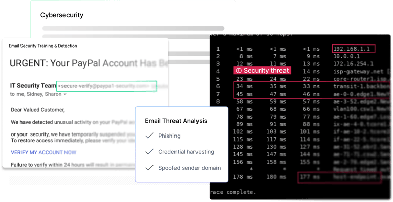 Cybersecurity platform illustration