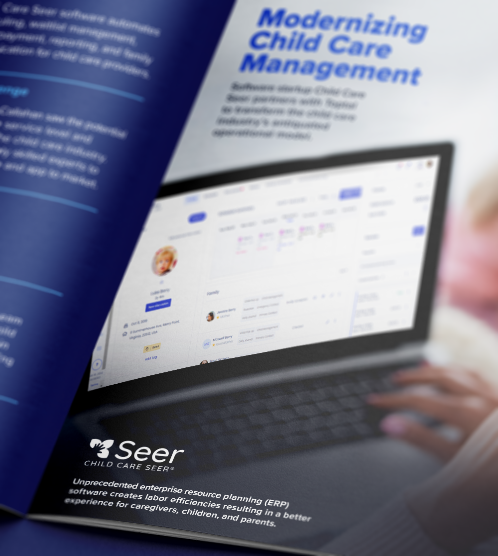 ERP software creates labor efficiencies, resulting in a better experience for caregivers, children, and parents.