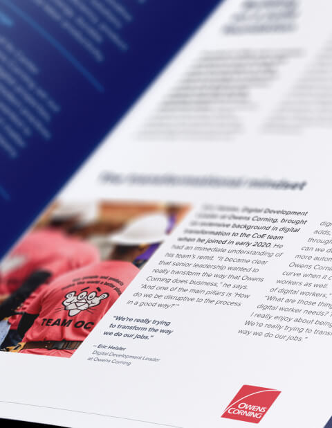 Toptal Web Designers Drive Rapid Digital Transformation at Owens Corning