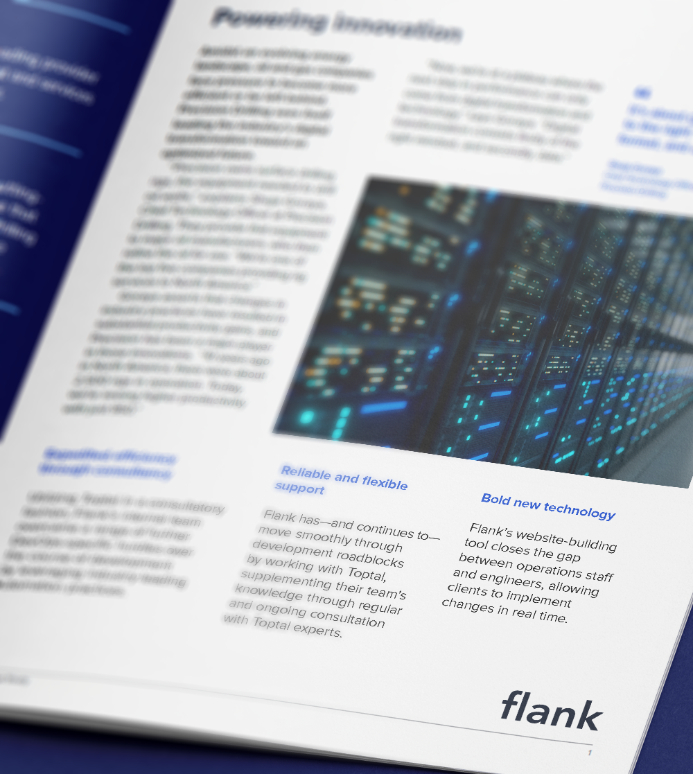 Toptal DevOps specialists help Flank build the future of cloud task execution