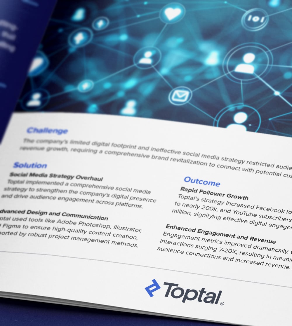 Toptal drives 12,000% surge in YouTube subscribers, 7X+ engagement increase for vehicle storage firm.
