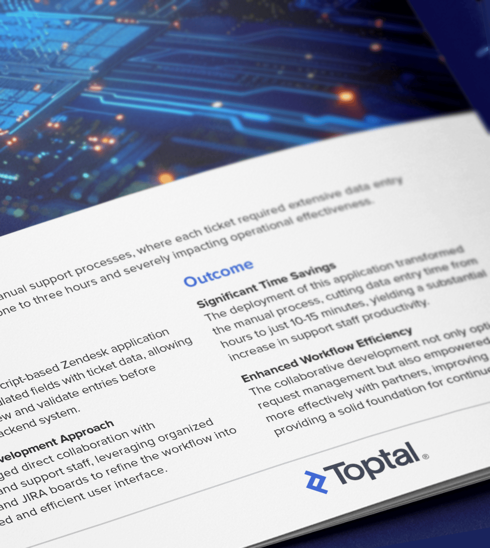 Toptal Java developer uses automation to cut data entry time from hours to 10 minutes for recycling leader.