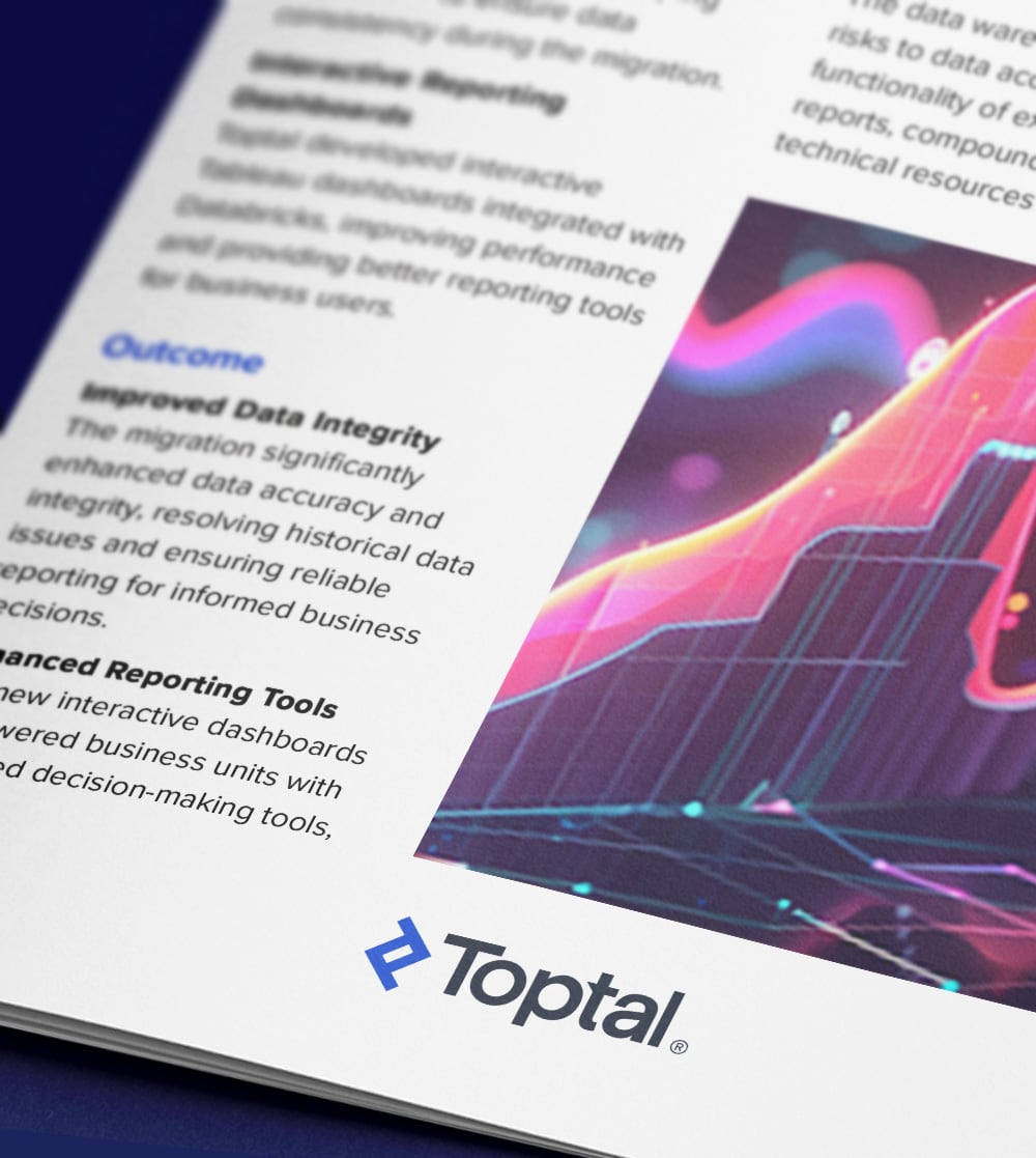 Toptal Tableau developer enhances data accuracy in pet health leader’s warehouse migration.