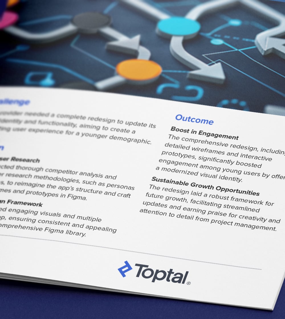 Toptal revamps digital app provider’s platform to boost engagement among younger users.