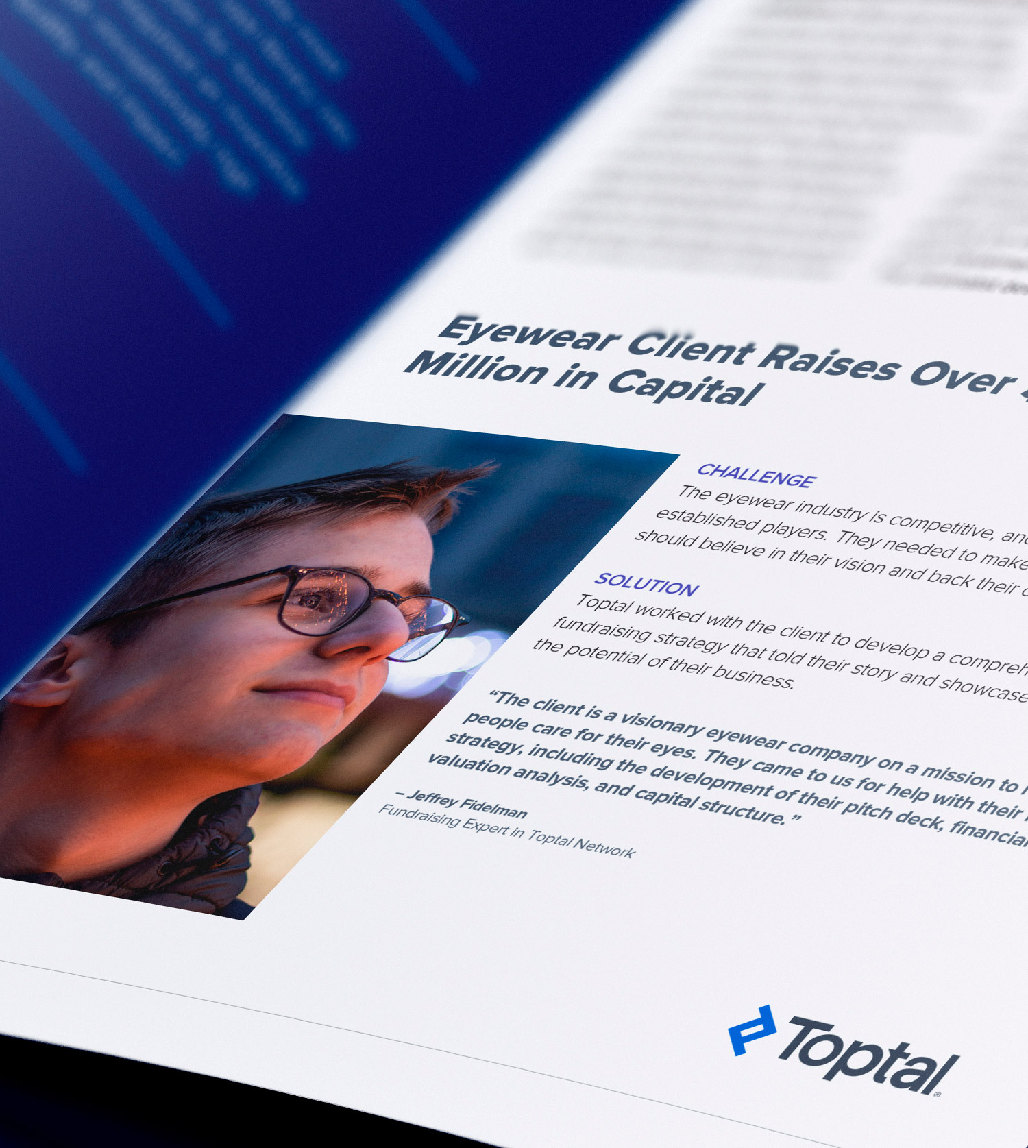Eyewear Client Raises More Than $60 Million in Capital.