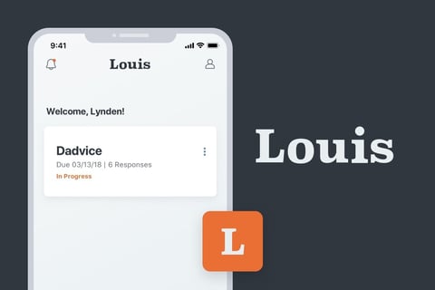 Louis - Advice Journaling iOS App project