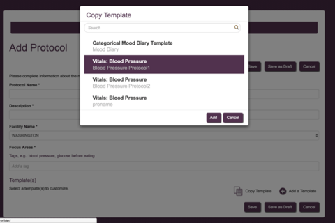 Health App for Mobile SMS project