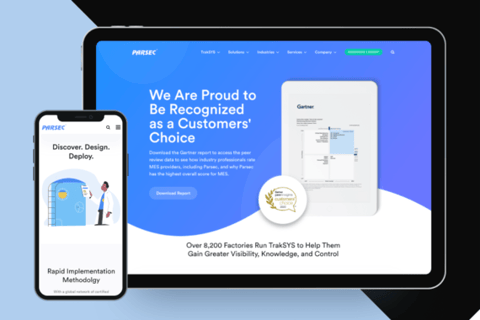 Parsec Web Design Work | Industrial Software project