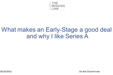 Early-stage and Series A Companies Investment Comparison project