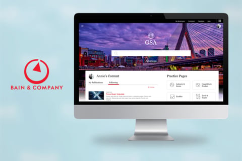 Management Consulting Web Application UX/UI Design project