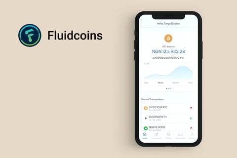 Fluidcoins: Mobile Crypto Savings Wallet project