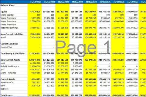 Mass Housing Project – Financial Forecast Model project