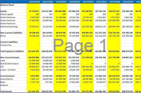 Mass Housing Project – Financial Forecast Model project