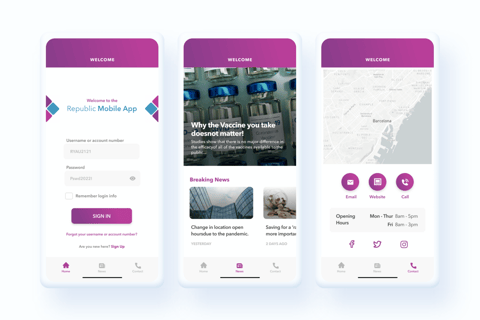 UI/UX Redesign for Banking App project