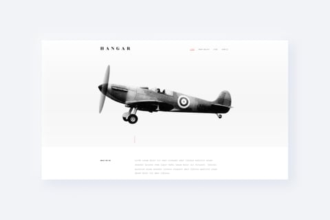 Hangar | Responsive Website project