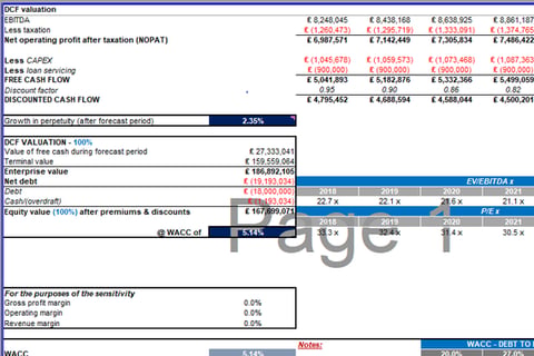Valuation Model project