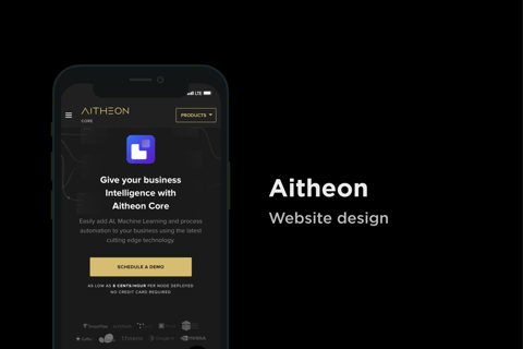 Aitheon | Robotics Company Digital Strategy and Website project