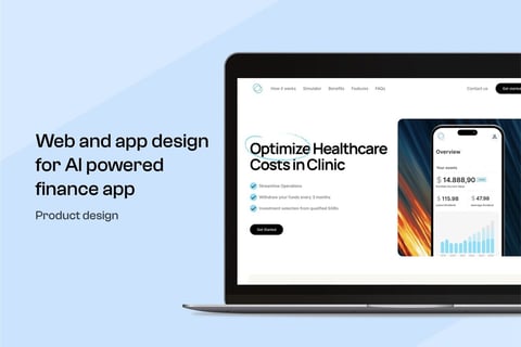 Website and App Design | Finance UI project