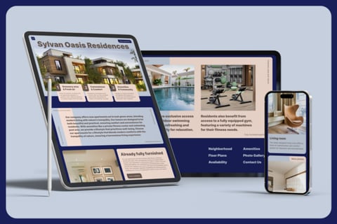 Sylvan Oasis Residences Website project