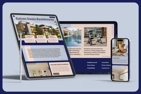 Sylvan Oasis Residences Website project
