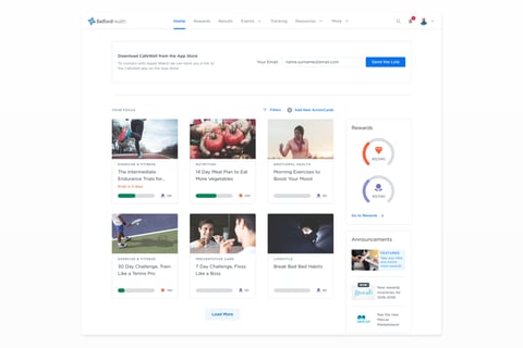 Welltok Web, iOS, and Android Apps project