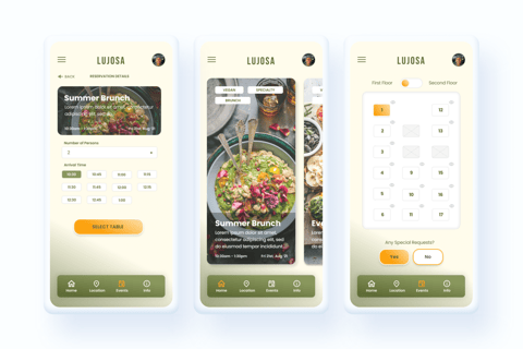 Event Reservation App for a Restaurant project