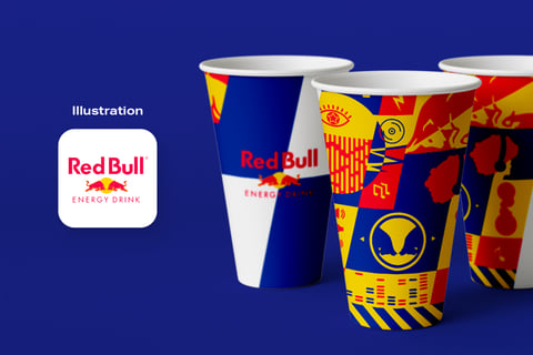Red Bull Festival Illustration project