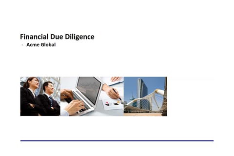 Financial Due Diligence of a Water Treatment Business for a Cross-border M&A Transaction project