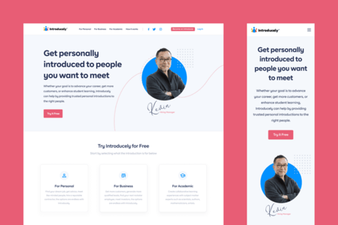 Introducely | Marketplace for Introductions project