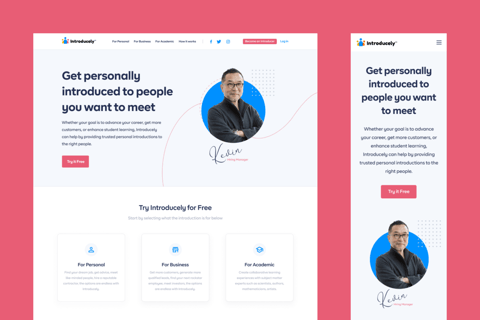 Introducely | Marketplace for Introductions project