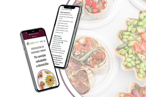 eCommerce and Visual Branding for a Healthy Takeaway Food Company project