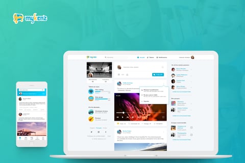 A Social Network for Young Creators project