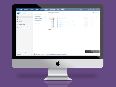 JIRA Service Desk | Customer Satisfaction Ratings project