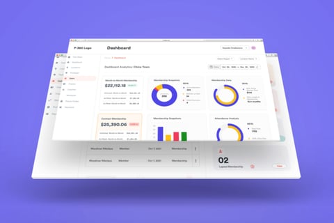Web App for a Gym Franchise in San Diego project
