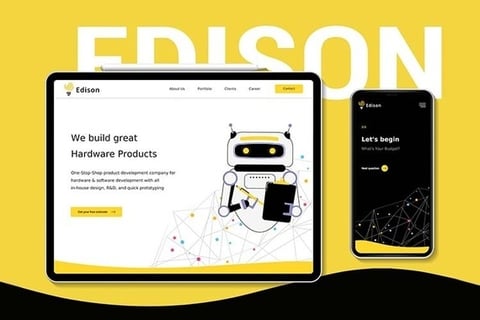 Website for Edison Tech project