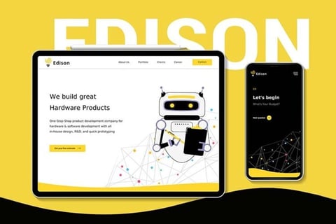 Website for Edison Tech project
