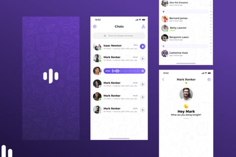 SoundSay (UX/UI): Expressing Yourself Through Audio project