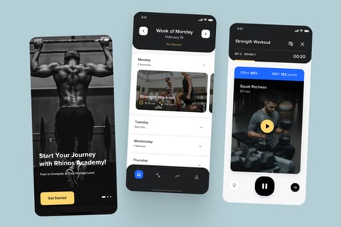 High-performance Training App | Web and Mobile project
