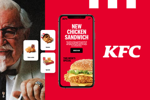 KFC Website Design project
