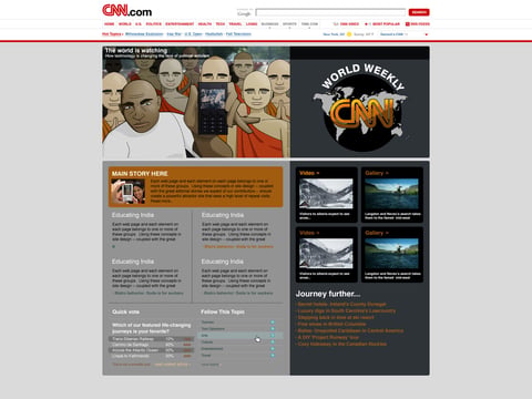 CNN World Weekly project