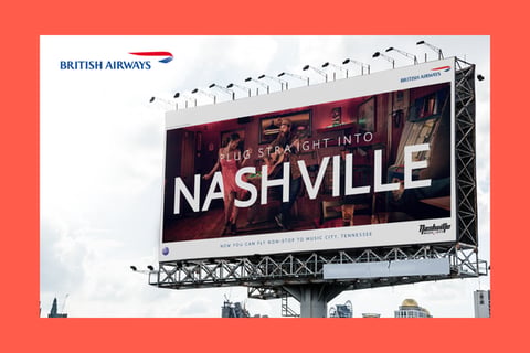 British Airways Nashville Ad Campaign project