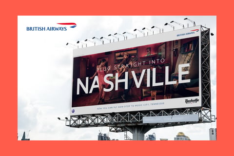 British Airways Nashville Ad Campaign project
