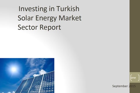 Solar Energy Investing in Turkey Sector Report project