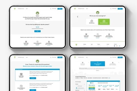 Health Insurance Comparison Platform—Web Design project